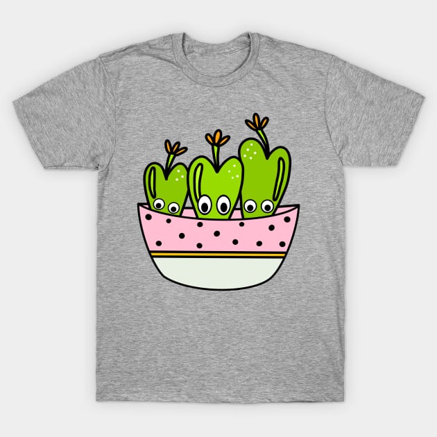 Cute Cactus Design #227: Conophytum Frutescens Succulent T-Shirt by DreamCactus